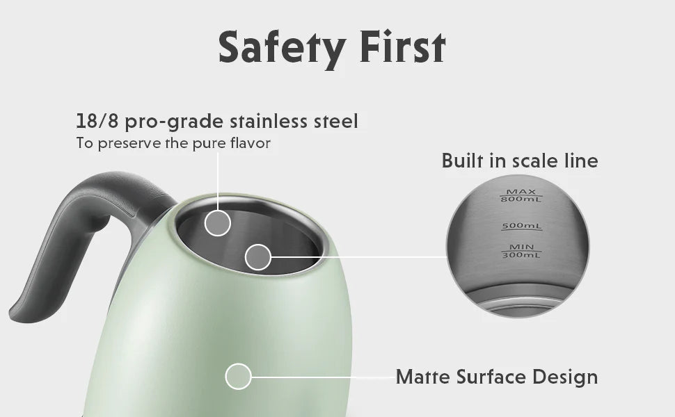 Electric Gooseneck Kettle 0.8L