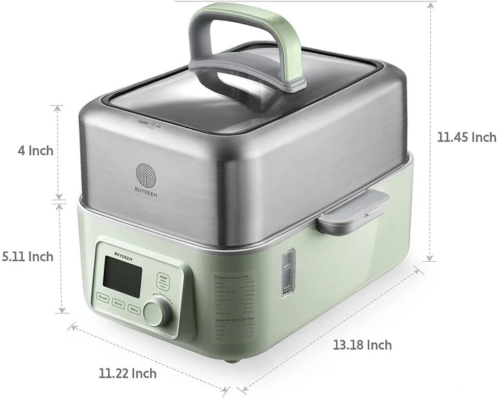 Buydeem Multifunctional Food Steamer(Steam/Stew/Defrost)