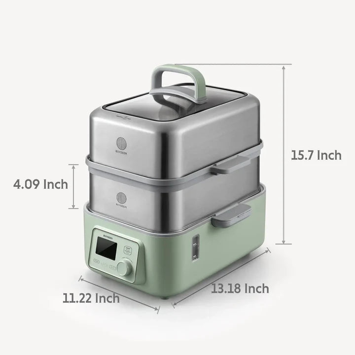 Buydeem Multifunctional Food Steamer(Steam/Stew/Defrost)