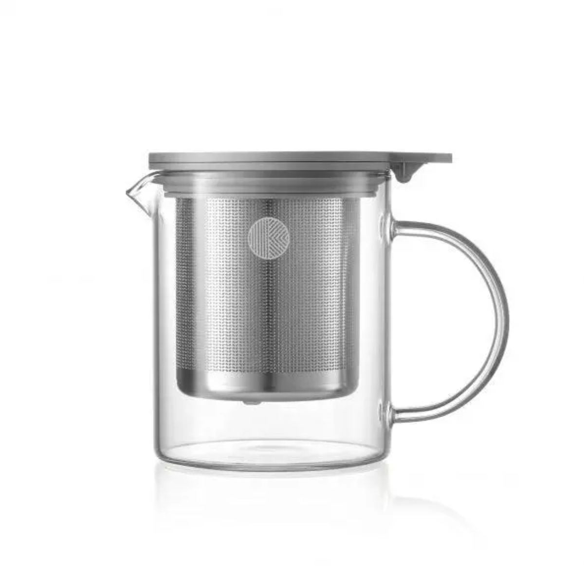 Glass Tea Pot with Tea Strainer (800ML)