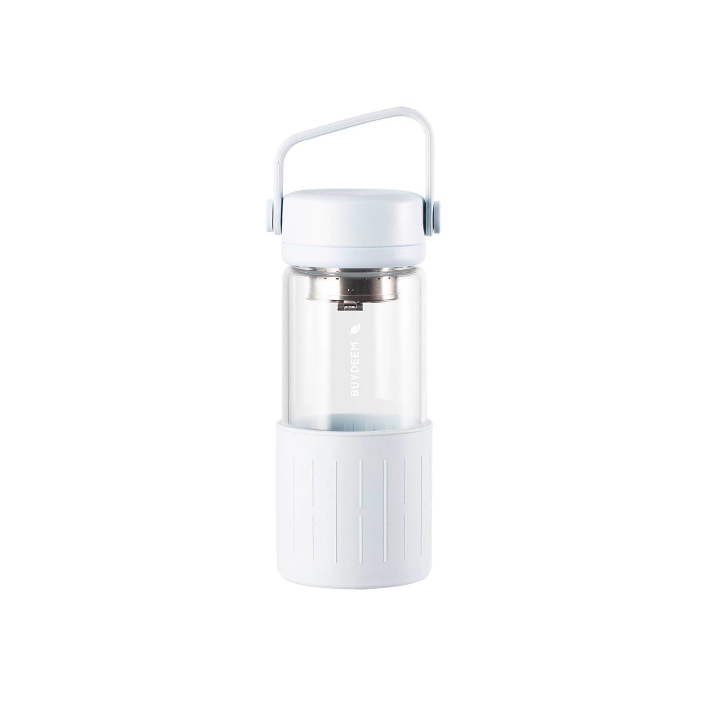 Portable Glass Bottle/Tumbler with Tea Strainer (350ML)