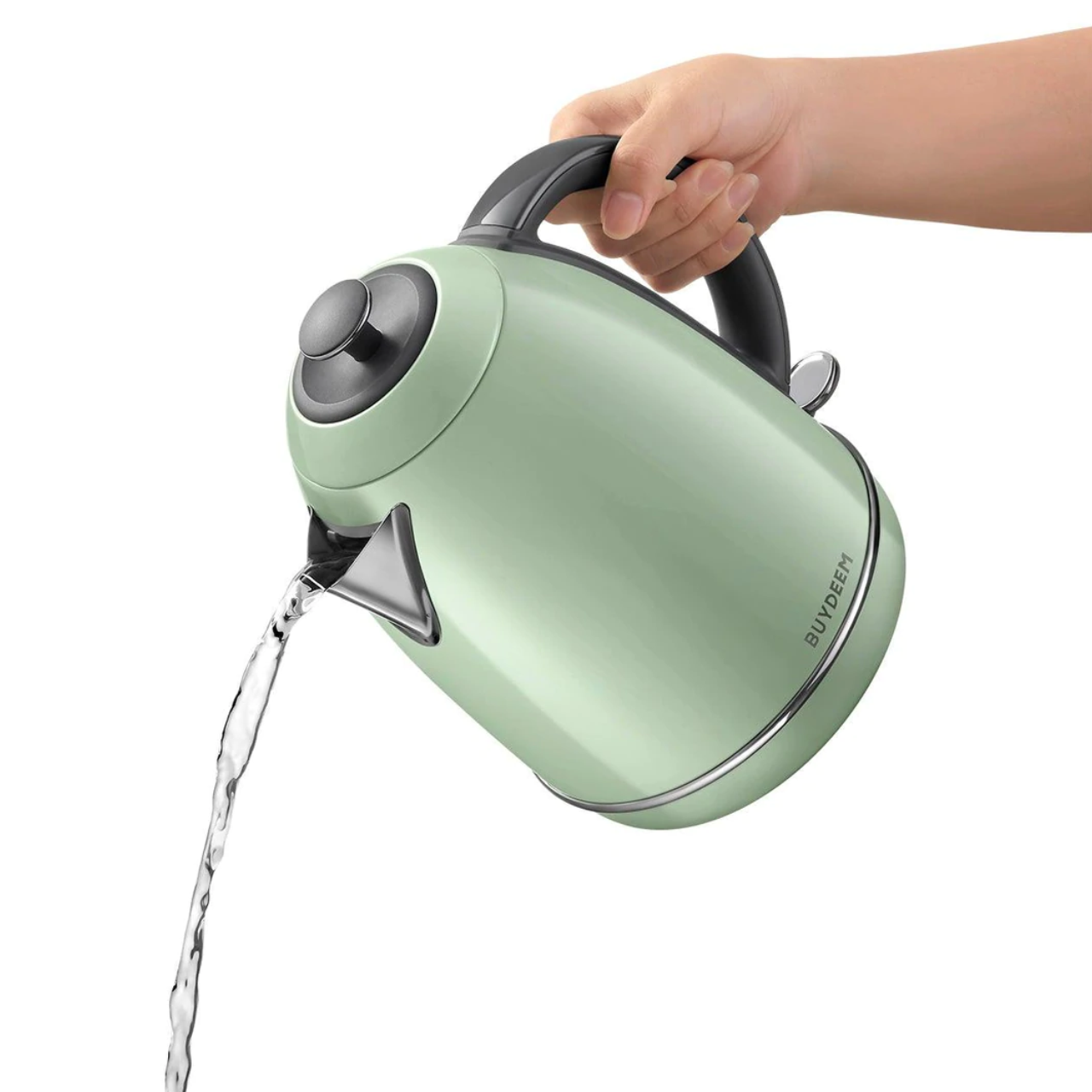 Buydeem Stainless Steel Electric Kettle