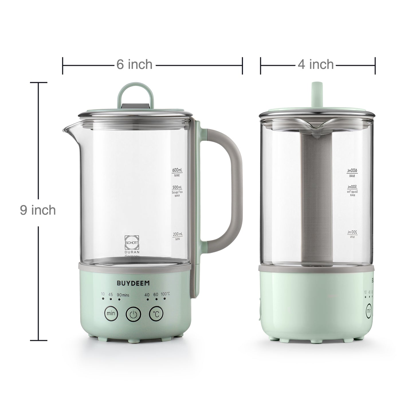 Buydeem Mini-K Portable Health Pot/Beverage Maker/Tea Water Boiler Household