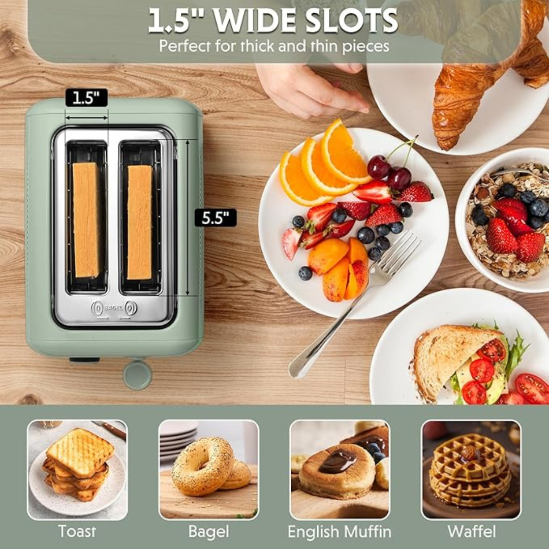 Buydeem 2-Slice Bread Toaster