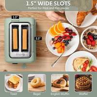 Buydeem 2-Slice Bread Toaster