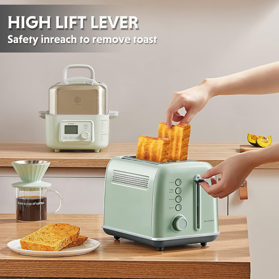 Buydeem 2-Slice Bread Toaster