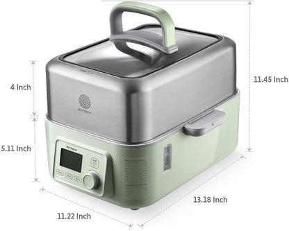 Buydeem Multifunctional Food Steamer(Steam/Stew/Defrost)