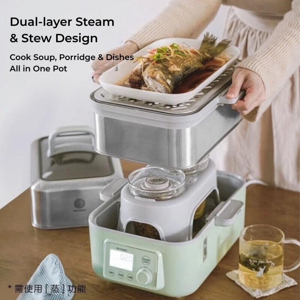 [Pre-Order] Buydeem Multifunctional Food Steamer(Steam/Stew/Defrost)-Ship on 10 June