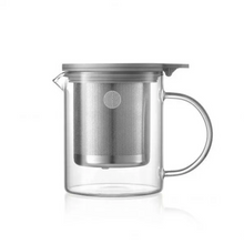 Load image into Gallery viewer, Glass Tea Pot with Tea Strainer (800ML)
