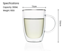Double-Walled Glass Cup (300ML)