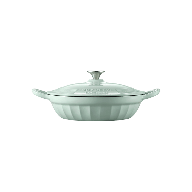 Buydeem Enameled Cast Iron Braiser 3.1L